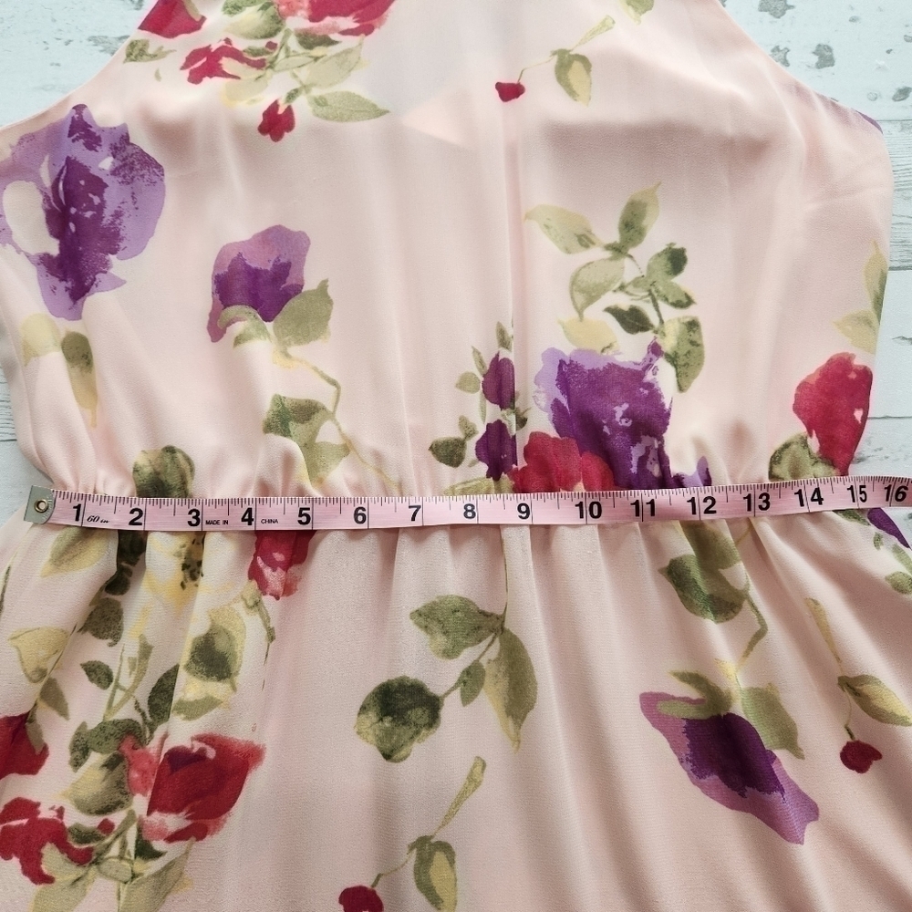 Ralph Lauren Floral Pink Halter Top Mini Dress Sizes 10 And 12 NWT - Picture 11 of 17